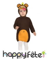 Robe de petit singe pour bébé, avec coiffe