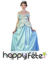 Robe de princesse bleue pour femme adulte, image 3