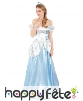 Robe de princesse bleue pour femme adulte