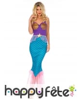 Robe de sirène adulte avec bandeau