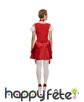 Robe Dirndl verte et rouge de Noël, image 2