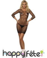 Robe en filet noire, image 2