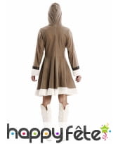 Robe esquimau marron pour adulte, image 2