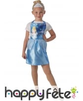 Robe et tiare pour petite Cendrillon