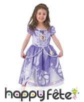 Robe et tiare Princesse Sofia pour enfant, luxe