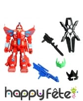 Robot figurine avec accessoires