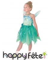 Robe Fée Clochette luxe pour enfant