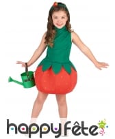 Robe fraise pour enfant