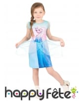 Robe imprimée Elsa sur le devant, pour enfant