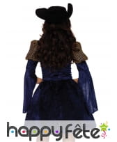 Robe mousquetaire bleue pour femme, image 2