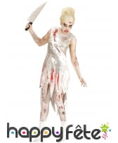Robe Miss world zombie tâchée de sang, adulte, image 1