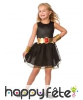 Robe noire de veuve Avengers avec tutu pour fille