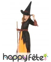 Robe noire et jaune de petite sorcière, image 1