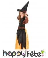 Robe noire et jaune de petite sorcière, image 2