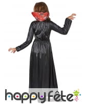 Robe noire et orange imprimé araignées pour enfant, image 2