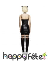 Robe noir moulante de chat, image 2