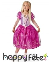 Robe princesse Raiponce pour fillette