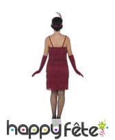 Robe rouge années 20 à franges, flappers, image 2