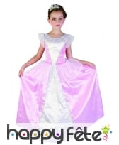Robe rose blanche volumineuse de petite princesse, image 3