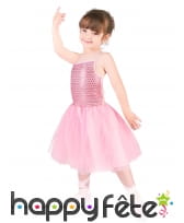 Robe rose de danseuse avec chaussons pour enfant