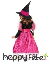 Robe rose et noir de petite sorcière élégante, image 2