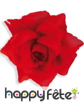 Rose rouge sur pince à cheveux, image 1