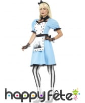 Robe sombre alice au pays des merveilles, adulte, image 1