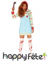 Robe salopette de Chucky pour femme