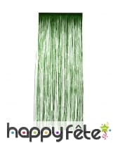 Rideau scintillant vert