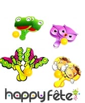 Raquette tape balle tête d'animal, 17cm