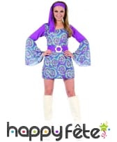 Robe violette bleue babacool pour femme, image 3