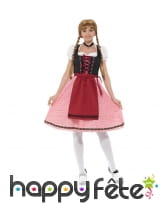 Robe vichy mi-longue de bavaroise, image 1