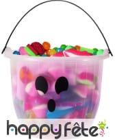 Seau à bonbons fantôme phosphorescent, image 1