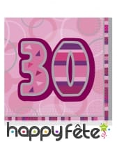 Serviettes âge bleues, noires ou roses, image 7