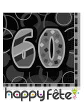 Serviettes âge bleues, noires ou roses, image 14