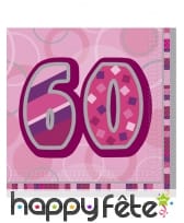 Serviettes âge bleues, noires ou roses, image 15