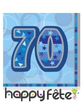 Serviettes âge bleues, noires ou roses, image 16