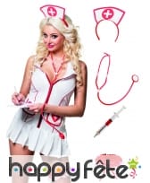 Set accessoires d'infirmière pour adulte