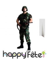 Soldat Américain en carton plat taille réelle