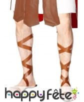 Sandales avec lanières en simili cuir, image 1