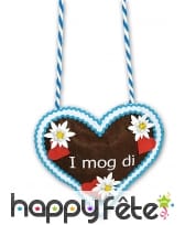 Sac à main bavarois en forme de coeur