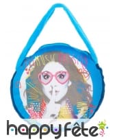 Sac à mains Violetta rond de 22 cm