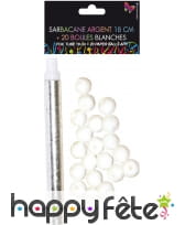 Sarbacane avec sécurité et 20 boules, image 2