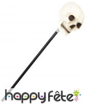 Sceptre avec tête de mort, 60cm