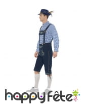 Salopette bavaroise bleue traditionnelle, homme, image 1