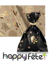 Sachet cadeau avec motifs festifs de Noël, image 2