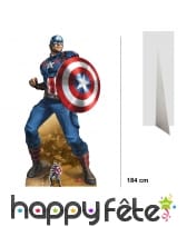 Silhouette Captain America taille réelle, Endgame
