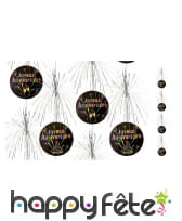 Suspensions cascade Anniversaire de 180cm