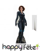 Silhouette carton de la veuve noire taille réelle