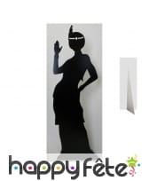 Silhouette Charleston femme cabaret
